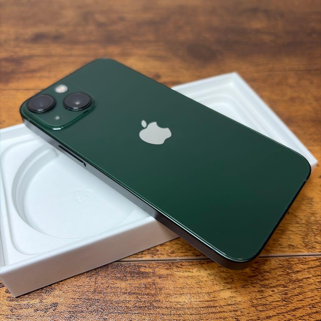 ⭐️美品　iPhone13mini 128GB SIMフリー グリーン