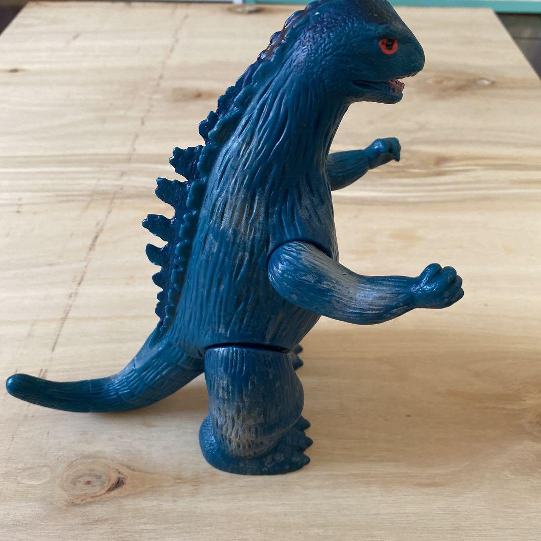 ゴジラ　50年以上前　フィギュア　赤目　 ソフビ　　ブルマァク