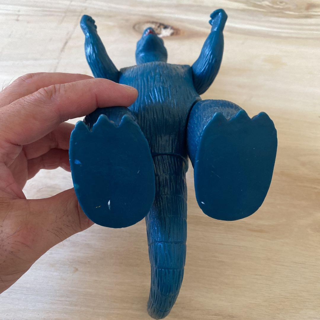 ゴジラ　50年以上前　フィギュア　赤目　 ソフビ　　ブルマァク