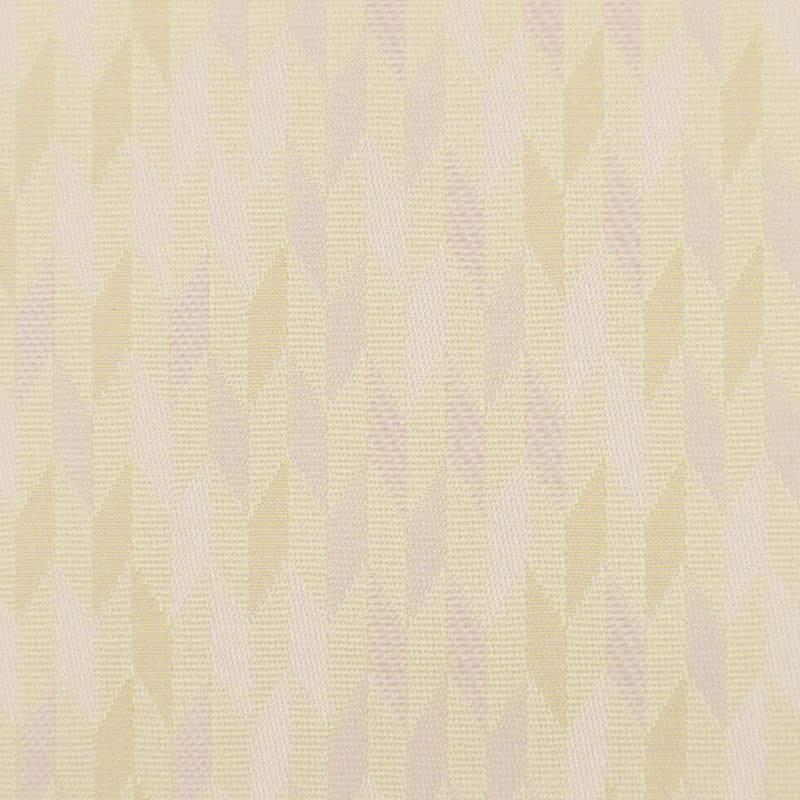 《ちゃ★小さめ■上質お召■細やか矢羽根の織り模様■淡黄色◆TY11-12》