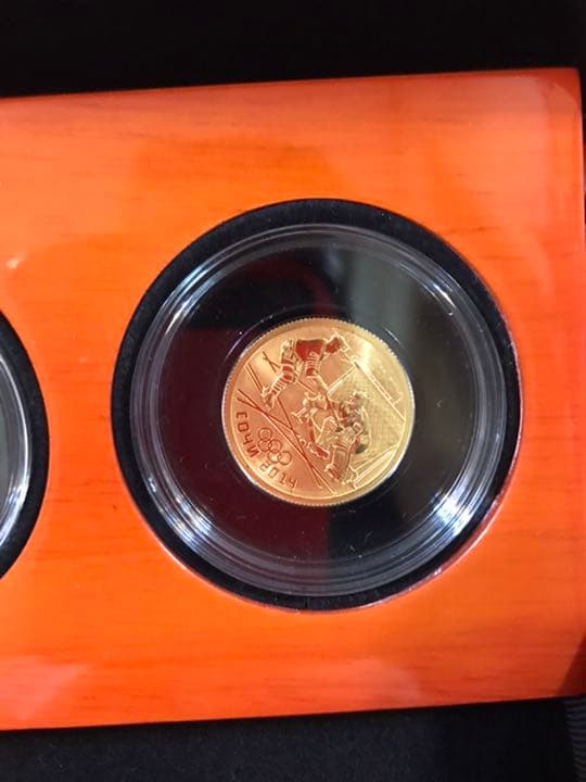 2014年冬オリンピックロシアソチプルーフ金貨3種セット