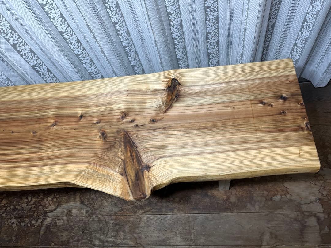 杉　ローテーブル　無垢材　一枚板　テーブル　ダイニングテーブル　机