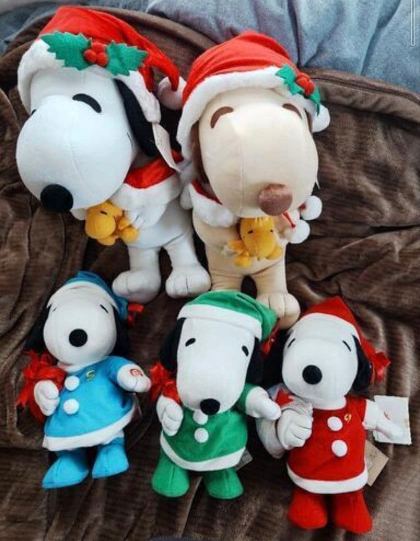 【未使用品】スヌーピーぬいぐるみ(クリスマスVer.)