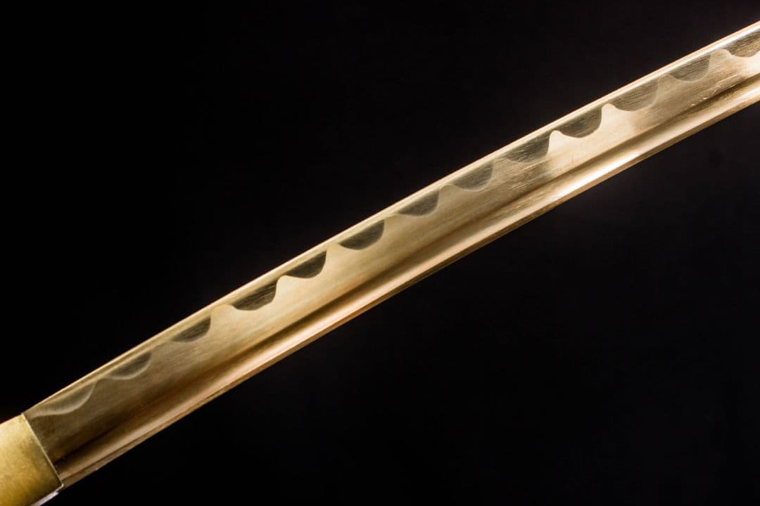 5046-武具 刀装具 日本刀　模造刀 居合刀 武士道 武蔵 鑑賞用 手鍛造打