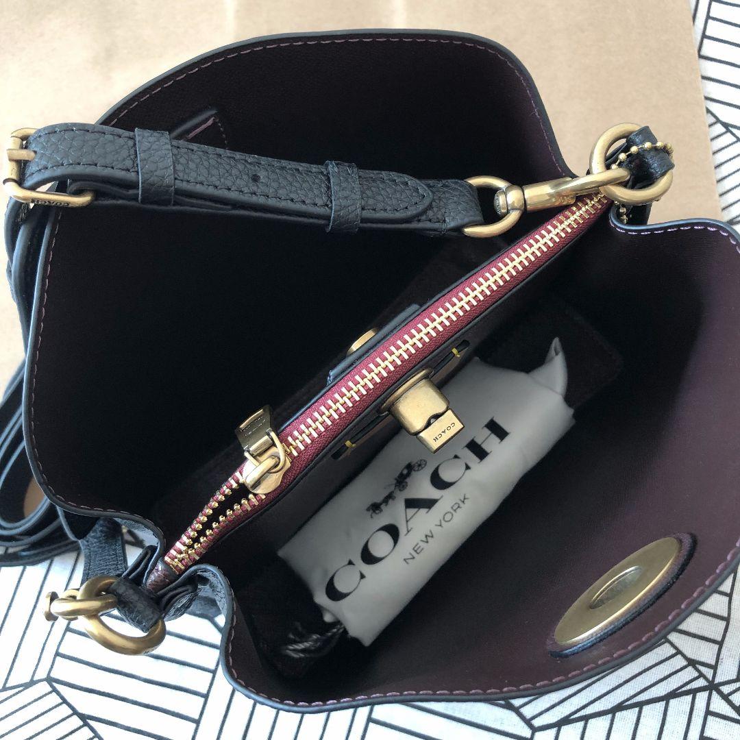 COACHコーチバッグ C3916 ブラック ハンドバッグ ショルダーバッグ