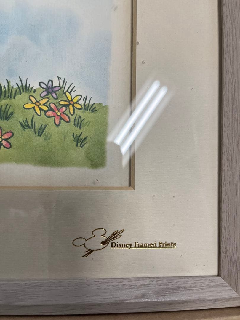 ディズニー　プーさん　絵画　アンティーク　日本企業輸入品
