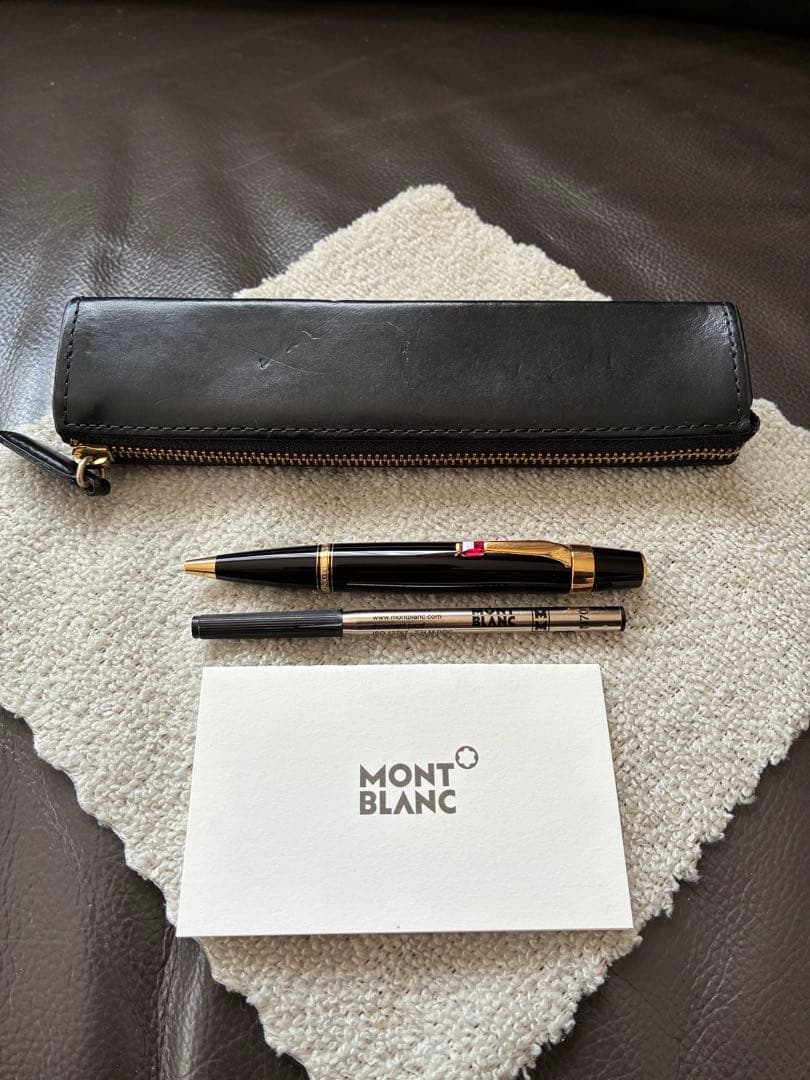 ◾️モンブラン ボエム ルージュボールペン＆レザーペンケース ■新品リフィル付属◾️