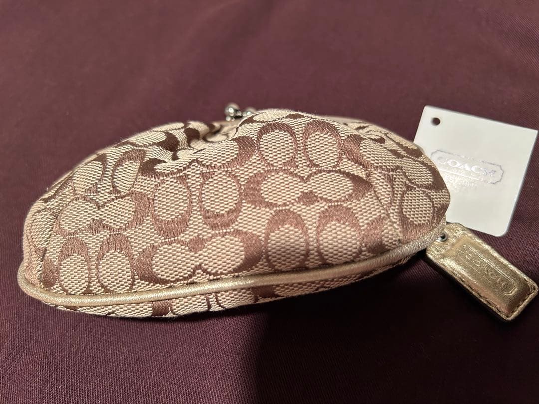 【希少】【レア】COACH モノグラム がまぐち型♡コーチ財布　ケース