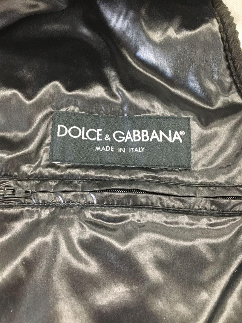 DOLCE&GABBANA コーデュロイ ベスト