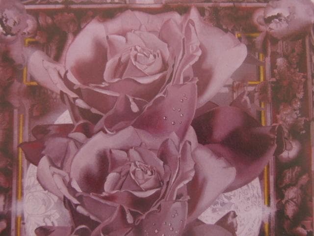 飯田四郎、【楽園(I)】、希少な額装用画集より、新品額装付、状態良好