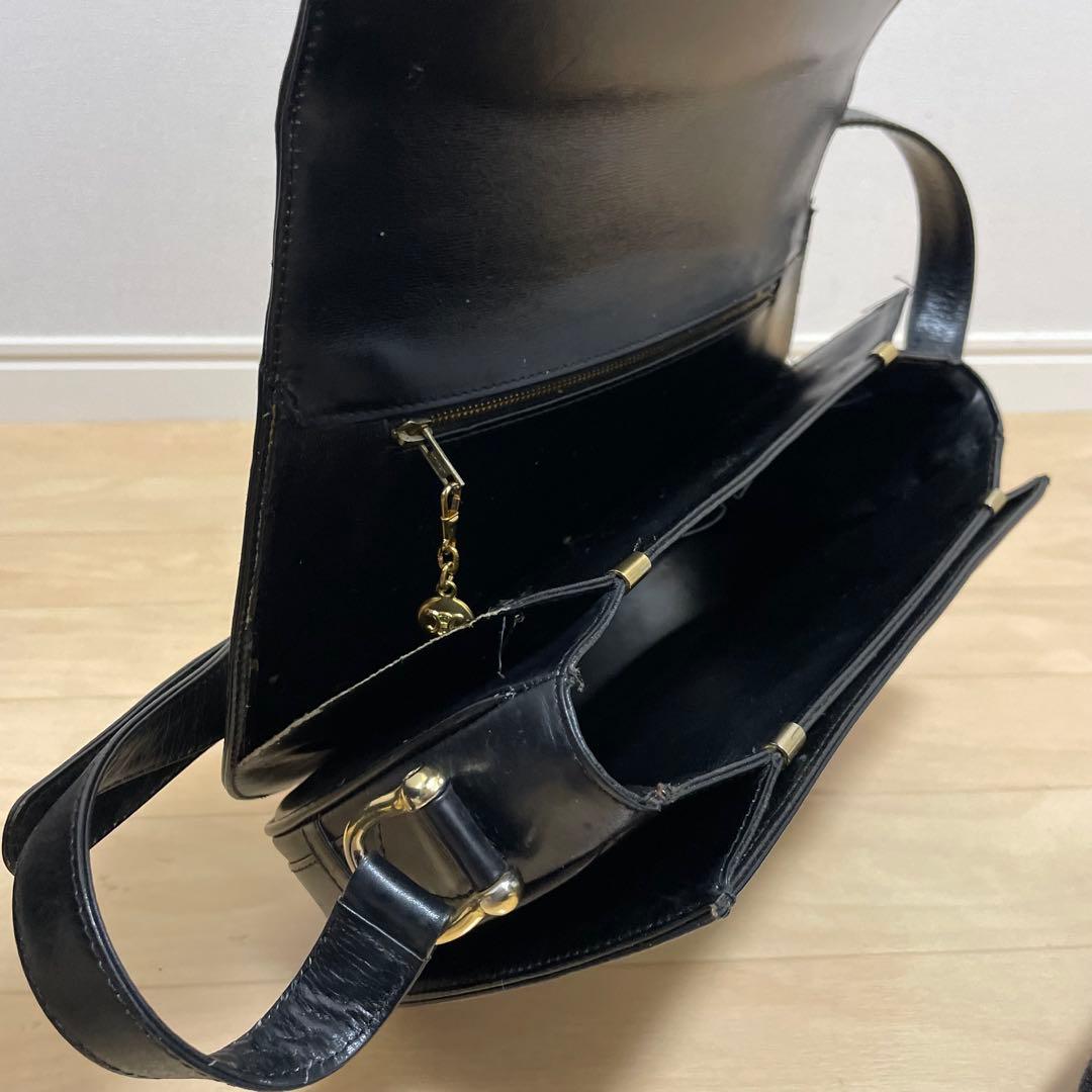 ■ CELINE（セリーヌ）良品 / レザー /ショルダーバッグ/ ブラック 黒