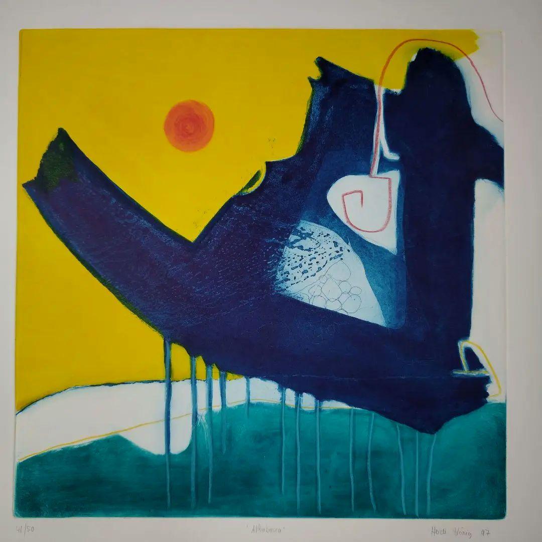 絵画　カラー銅版画　シ―ト