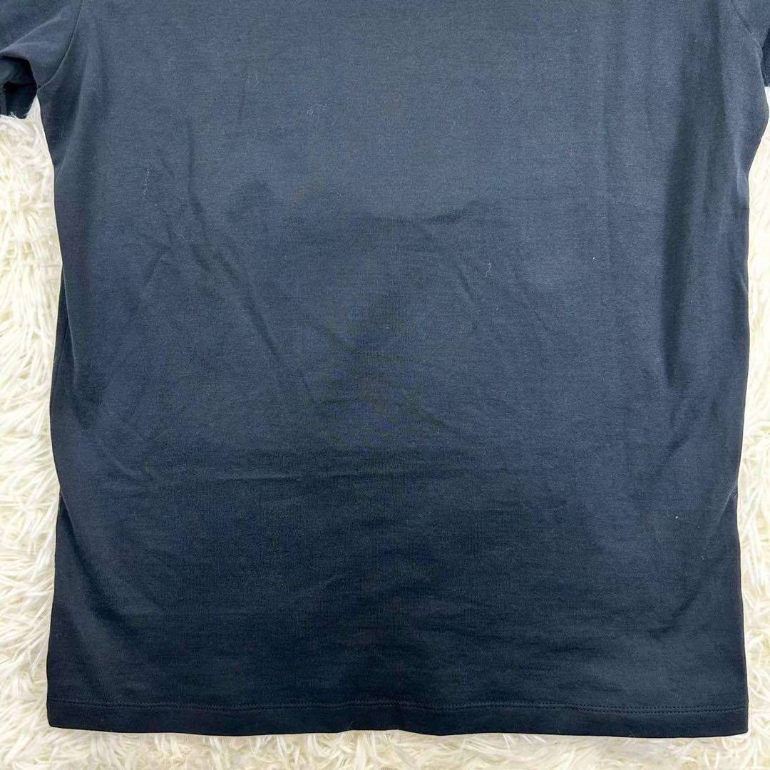 良品　フェンディ　モンスターアイ　半袖Tシャツ コットン　ブラック　XS
