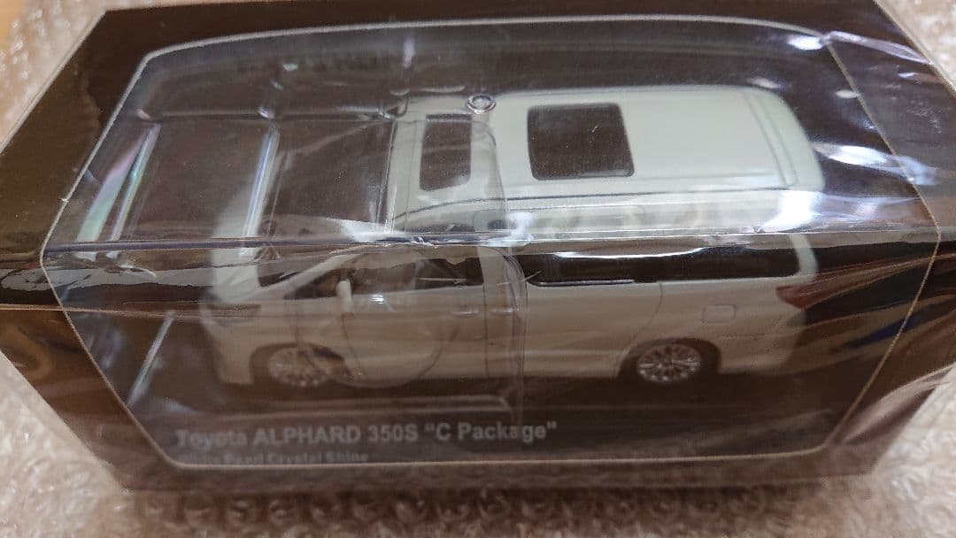京商 1/43 トヨタ アルファード 350S ホワイトパールクリスタルシャイン