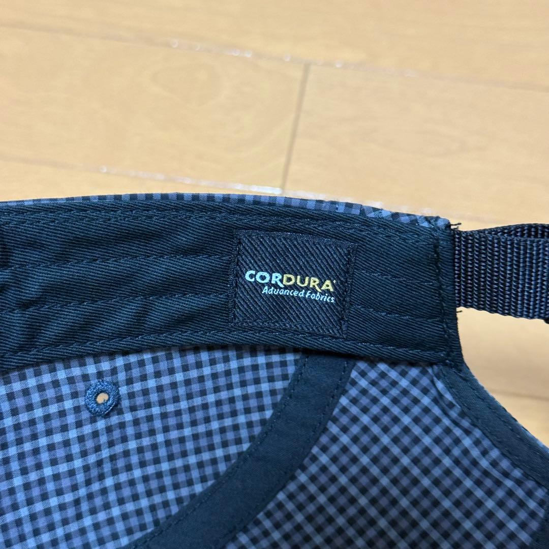 Supreme Cordura Plaid Camp Cap ブラック 25ss