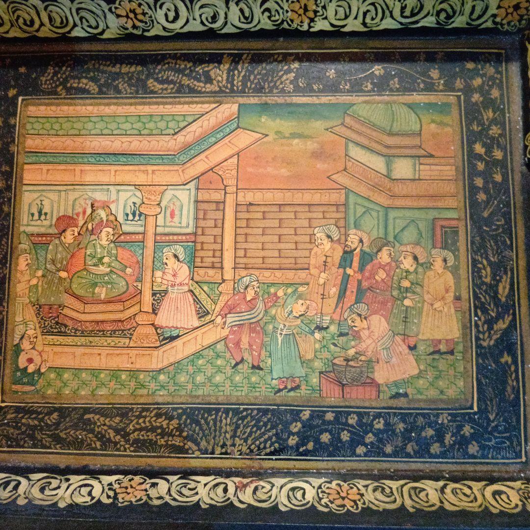 タージ-マハル ミニチュア置物　マハラジャおぼん　アンティーク ハンドメイド