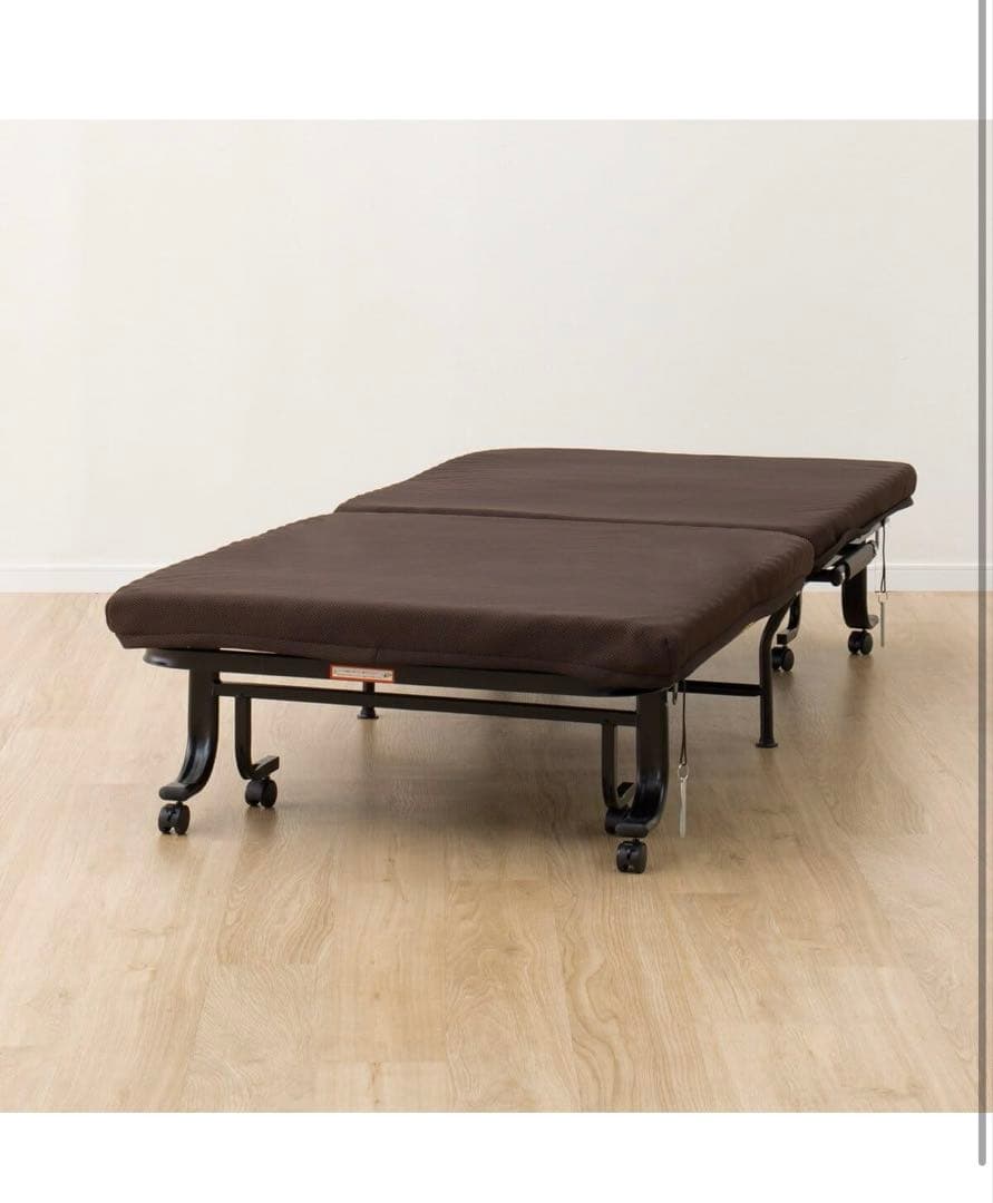 【最終値下げ】ニトリ 折り畳みベッド 折りたたみベッド シングル リクライニング