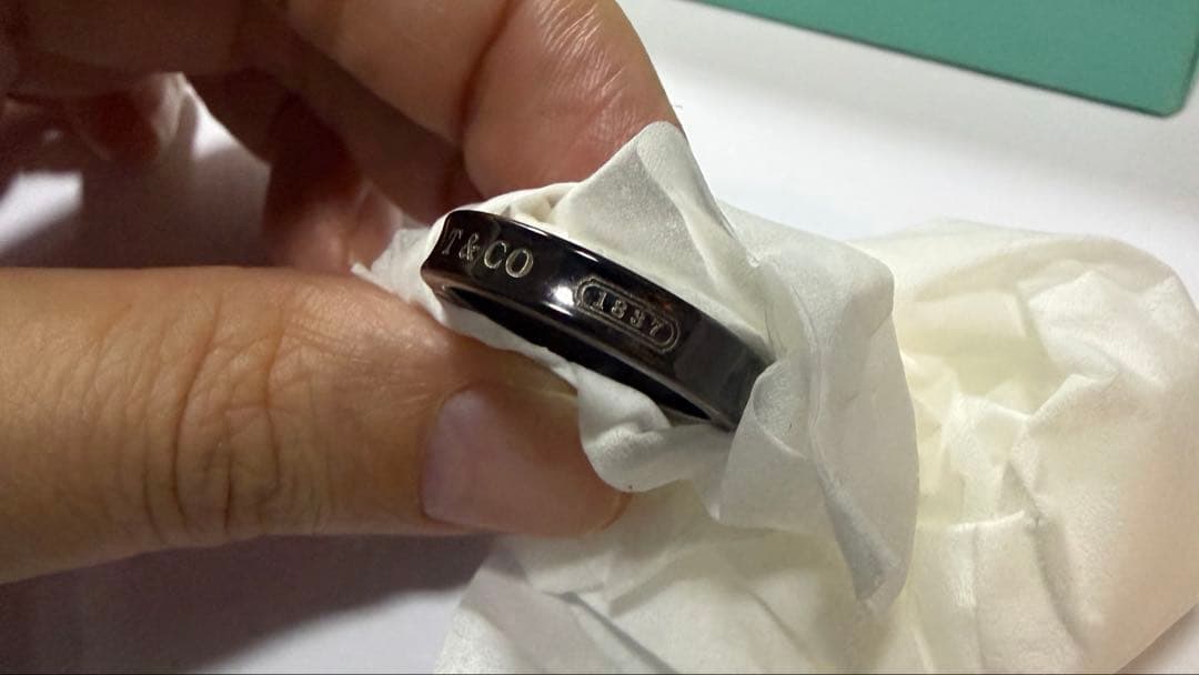 Tiffany & Co. 1837 チタン　ナローリング　11号