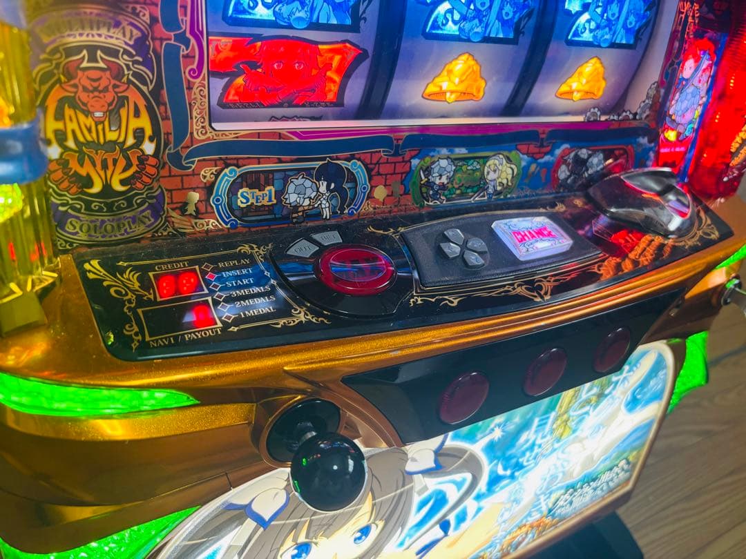 【動作確認済み】パチスロ 実機 ダンまち　アミューズメント仕様