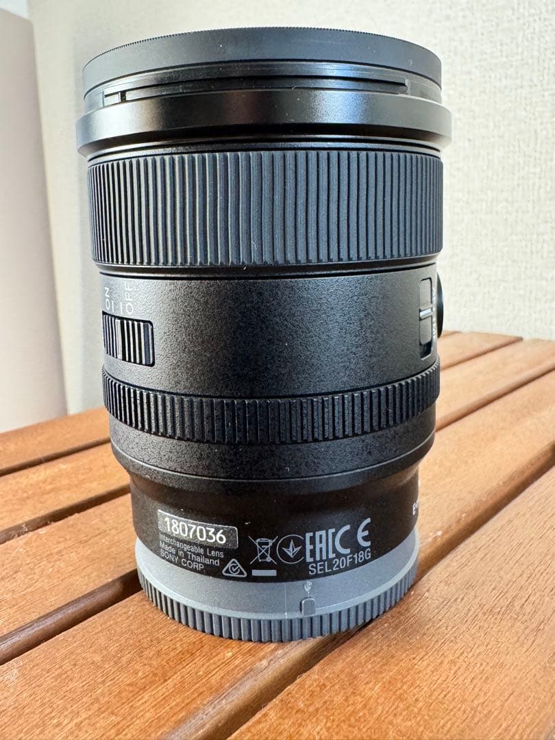 Sony FE 20mm F1.8 G レンズ SEL20F18G