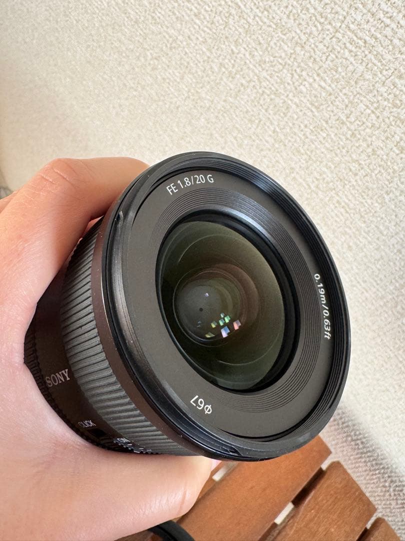 Sony FE 20mm F1.8 G レンズ SEL20F18G
