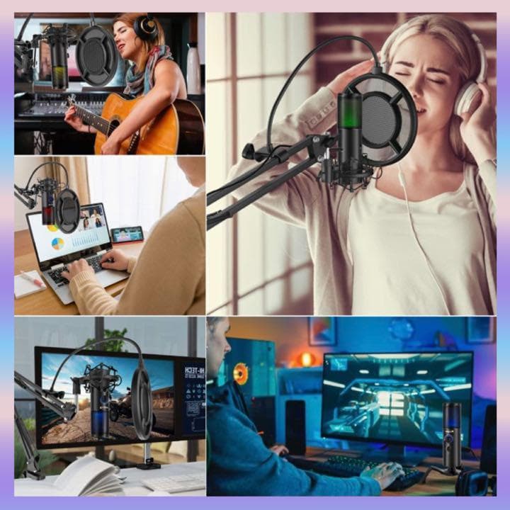 【❤プロ仕様❣Windows・Mac・PS4にも対応♪❤】コンデンサーマイク