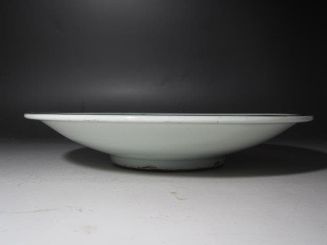 ★　古伊万里　染付龍図皿　味わい深い一品です★x306