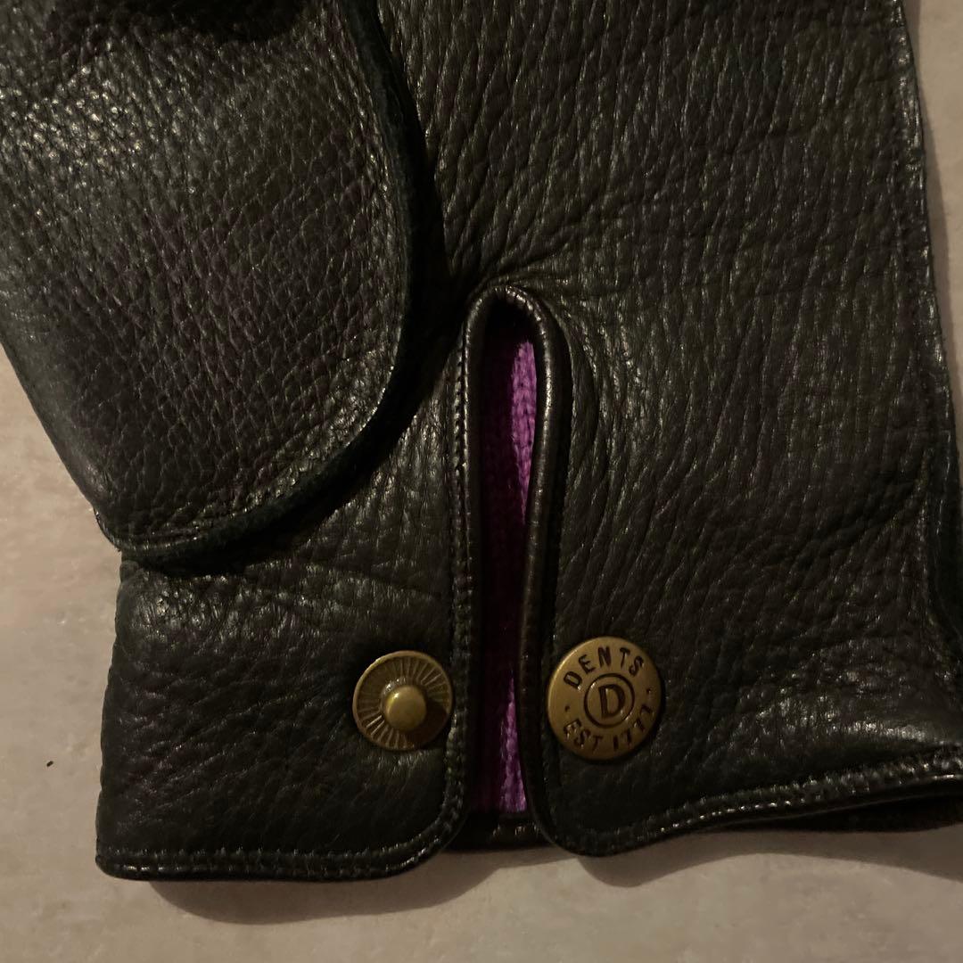 DENTS レザーグローブ　手袋　ブラック