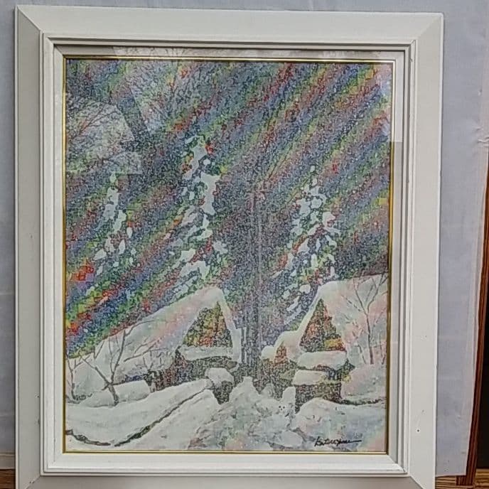 絵画三浦勝康アクリル画