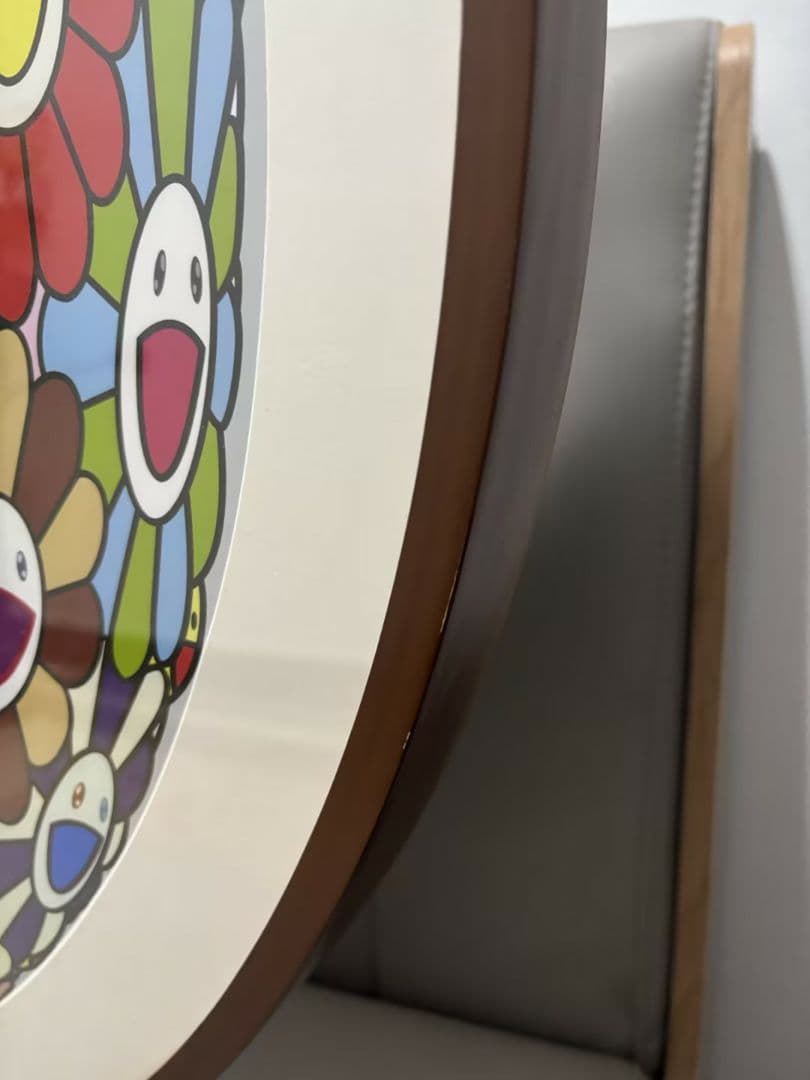 村上隆「お花畑の中に顔をうずめる」フラワー ポスター