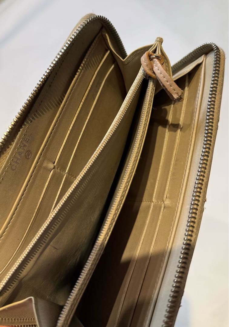 CHANEL ココマーク ウルトラステッチ ラム 財布