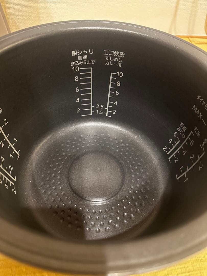 Panasonic 圧力IH炊飯器W踊り炊き　内釜交換済SR-VSX188-K