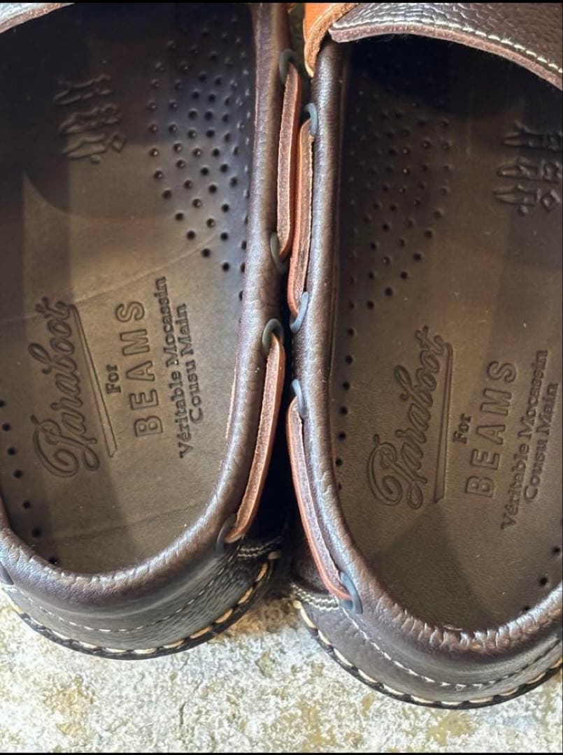 【ビームス別注】【新品未使用】パラブーツ　Corsica ブラウン 25.5cm