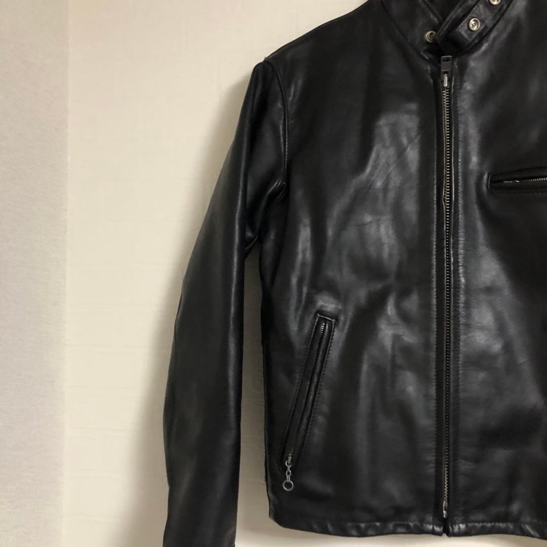美品 schott レザージャケット141 36サイズ ライナー付き