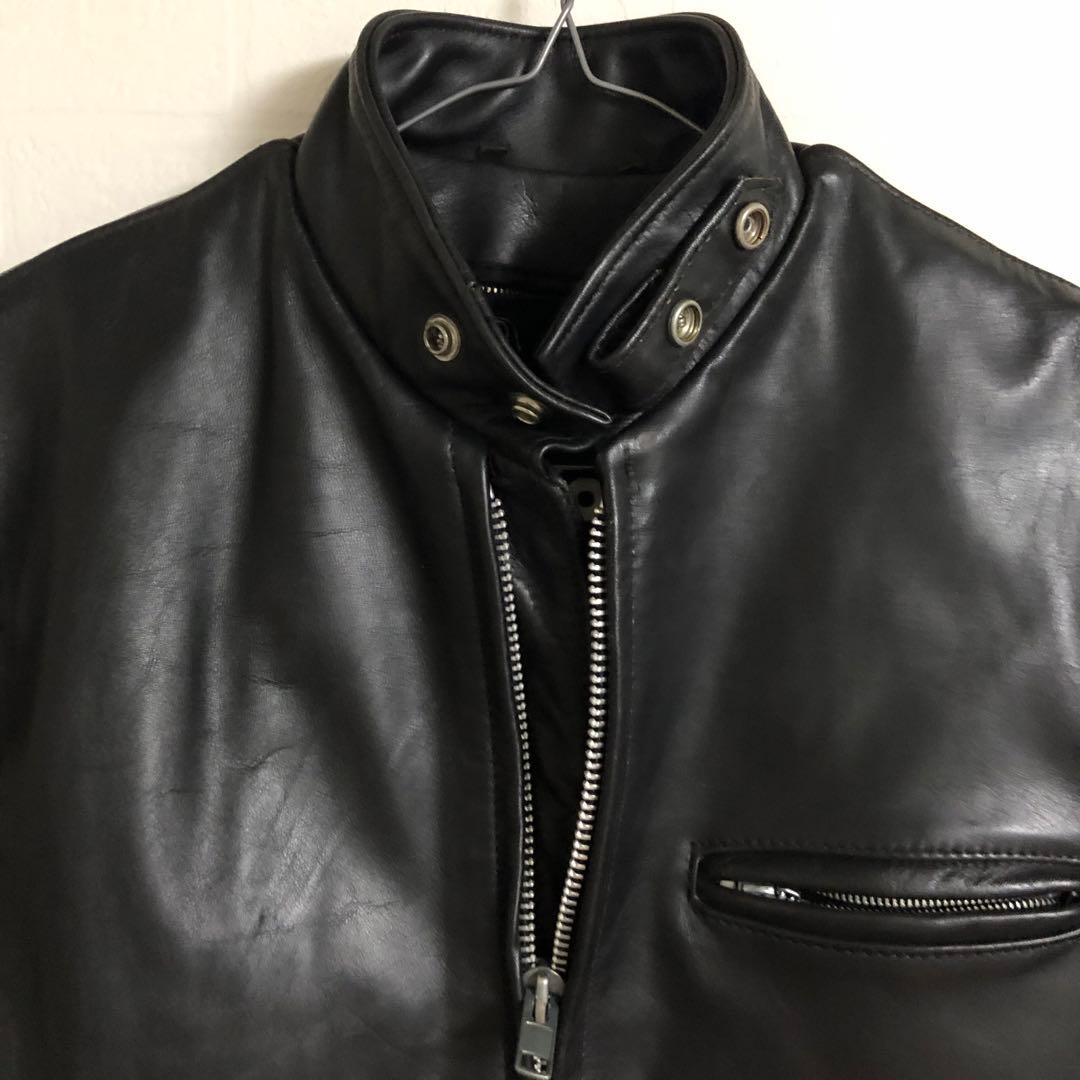 美品 schott レザージャケット141 36サイズ ライナー付き