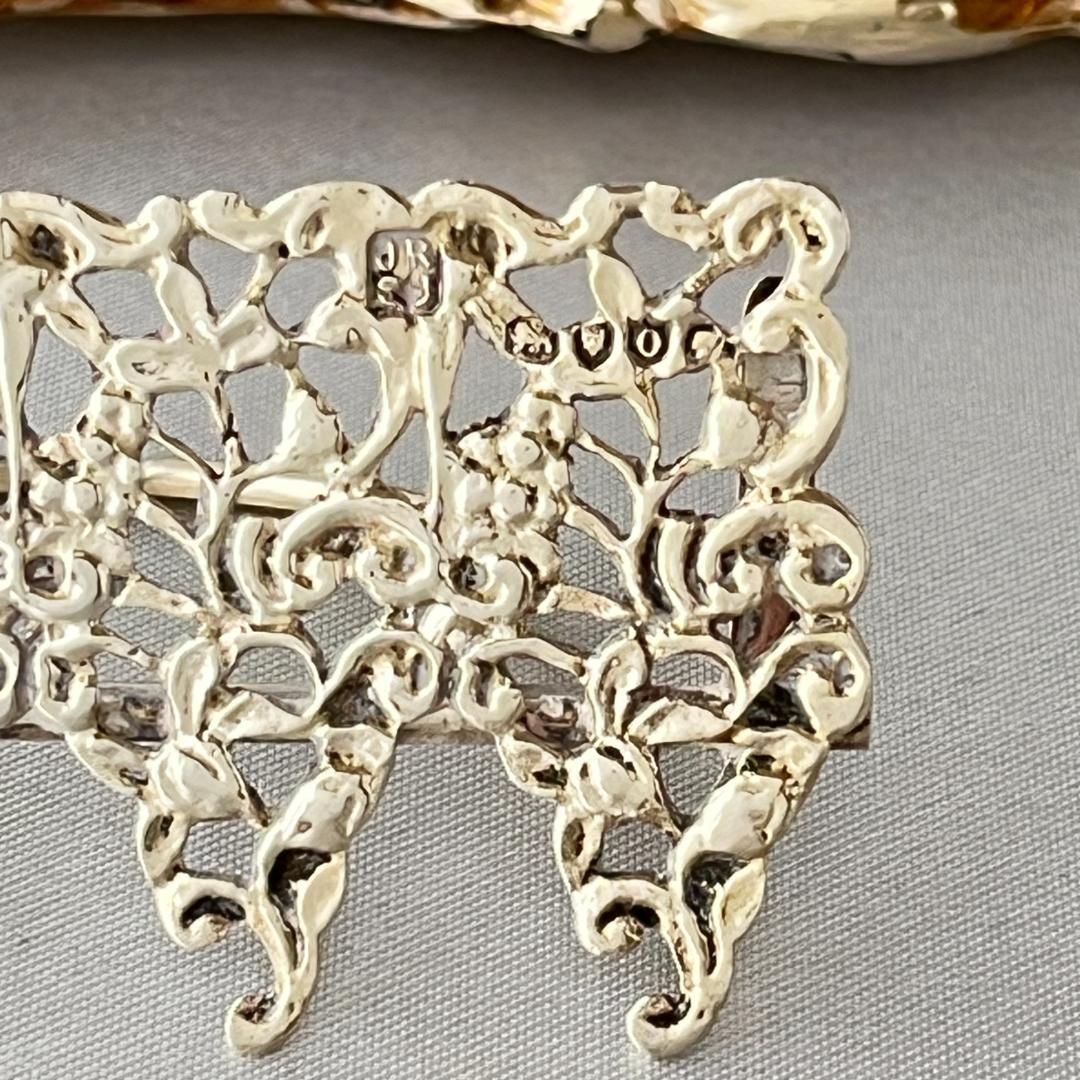 【Rosenthal, Jacob & Co.】メニューホルダー ペア【純銀】