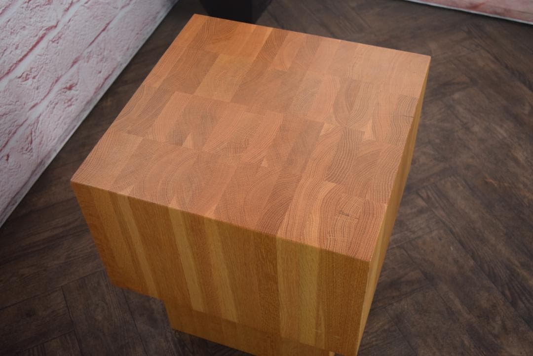 専用IDEE/イデー チェス サイド テーブル スクエアa ホワイトオーク