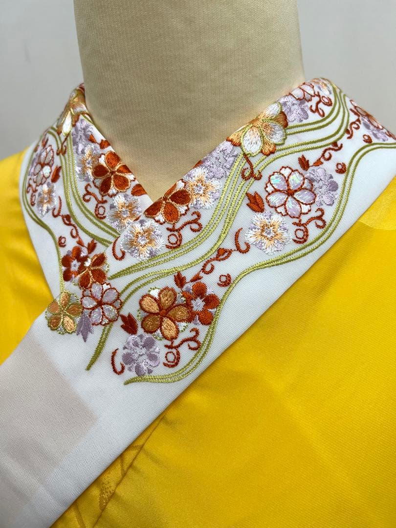 振り袖　フルセット　別誂長襦袢付　成人式　刺繍入り　銀通し　重ね襟付　659