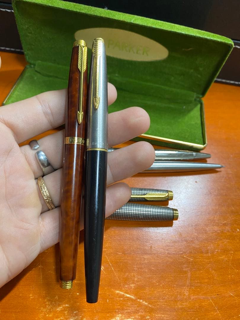 Parker 万年筆 6本セット 14k,585