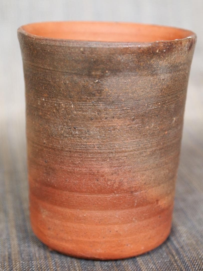 中里隆★唐津南蛮湯呑★共箱・栞