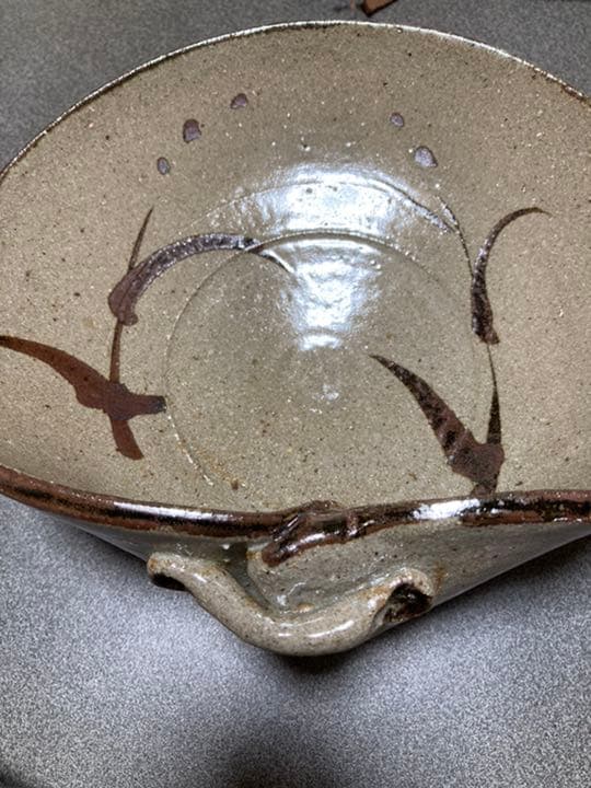 唐津焼　有名作家田中佐次郎作　皿すばらしい作品です。是非どうぞ！