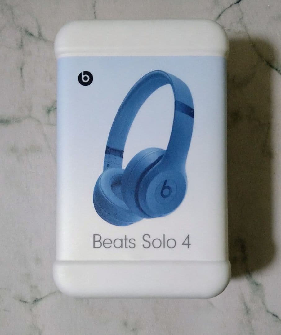 Beats Solo 4 ワイヤレス オンイヤーヘッドフォン スレートブルー
