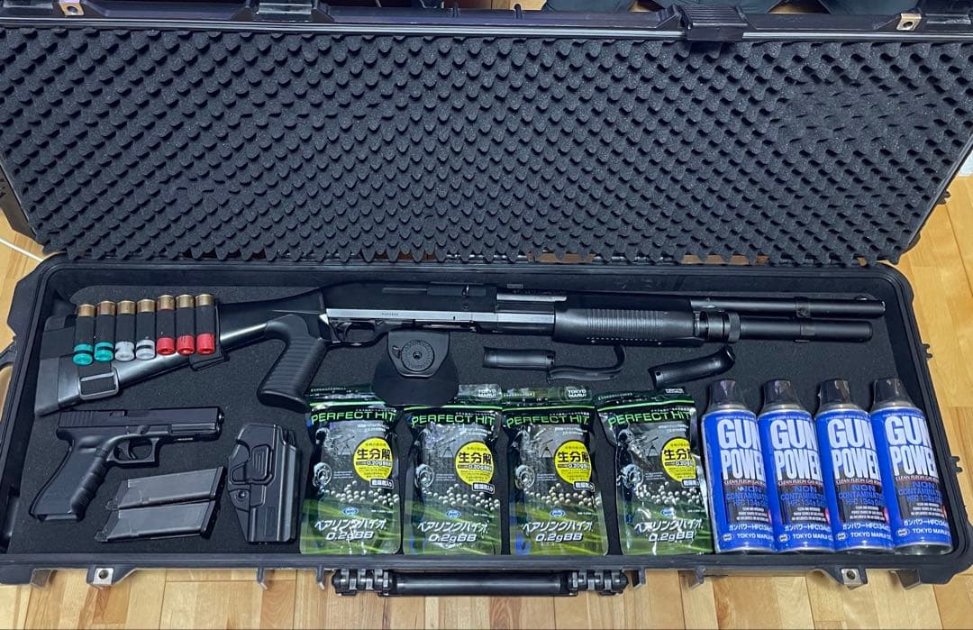 エアソフトガンセット ハードケース付き
