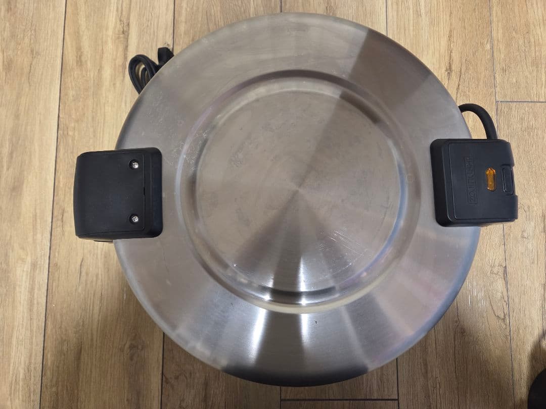 【ふわふっわ】業務用象印電子保温ジャーTHA-C40A&ヘイワ鍋PC60A