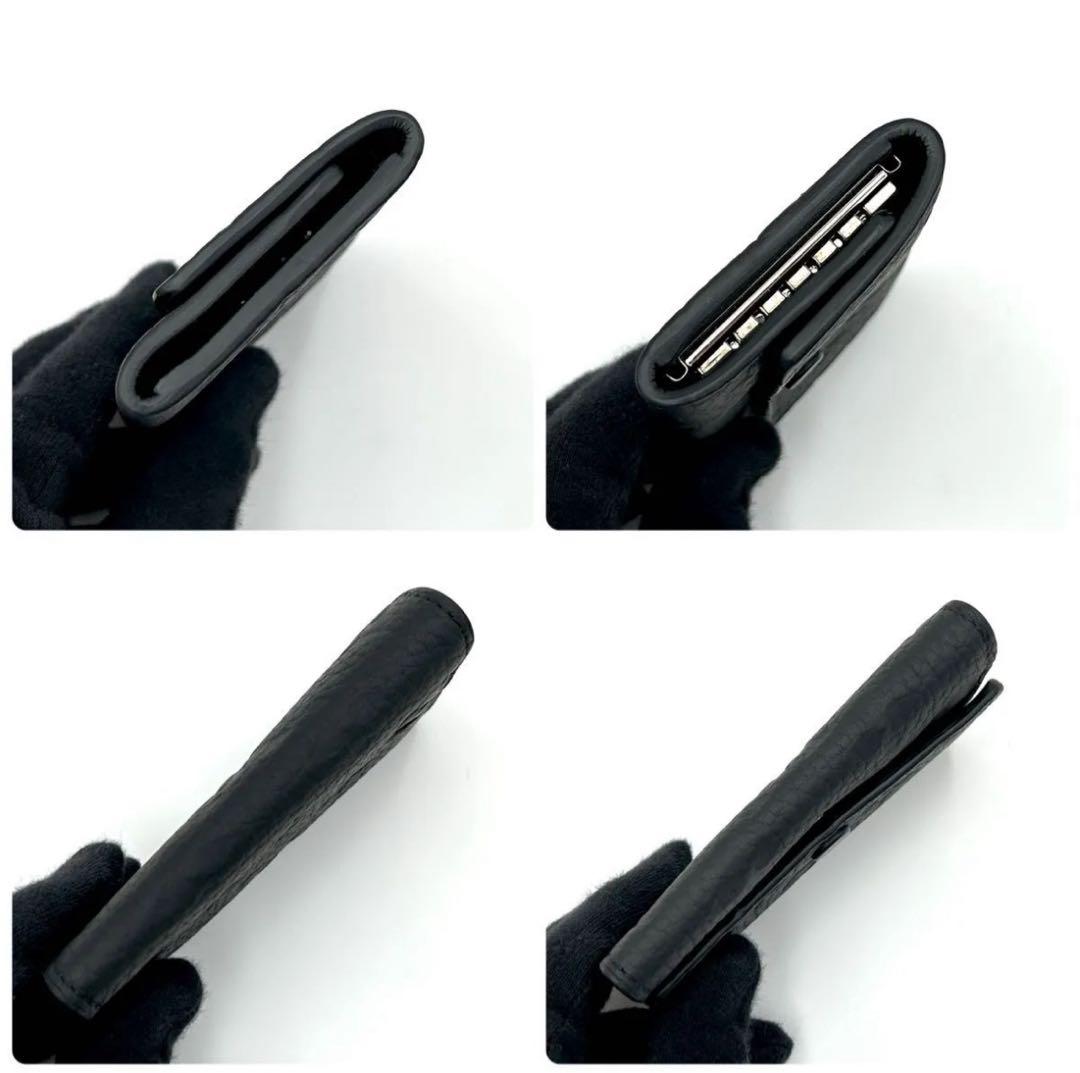 【美品】ヴィトン キーケース ミュルティクレ6 トリヨン ノワールブラック