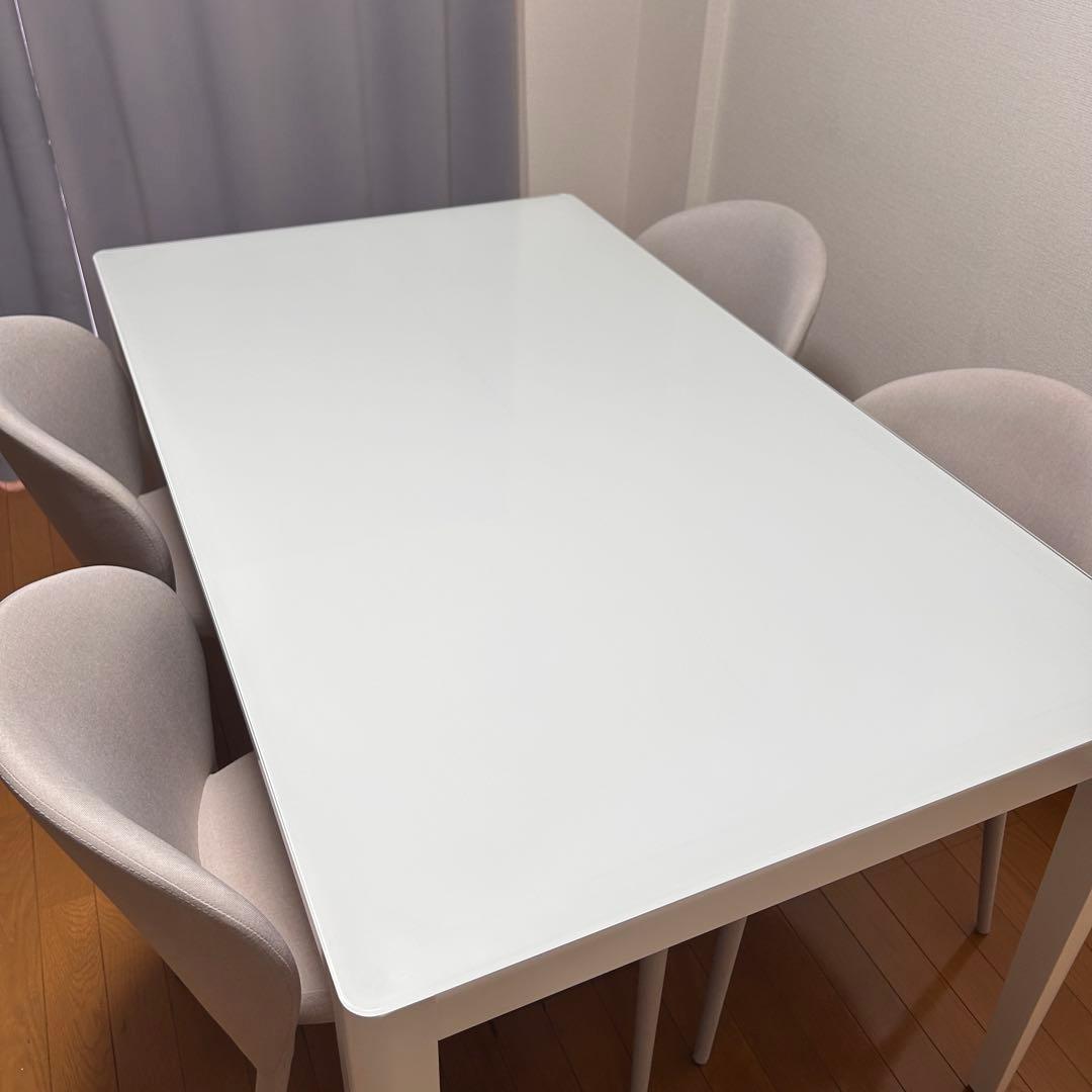 【美品✨】あずま工芸　ダイニングテーブル　ウィズ　チェア　４脚セット