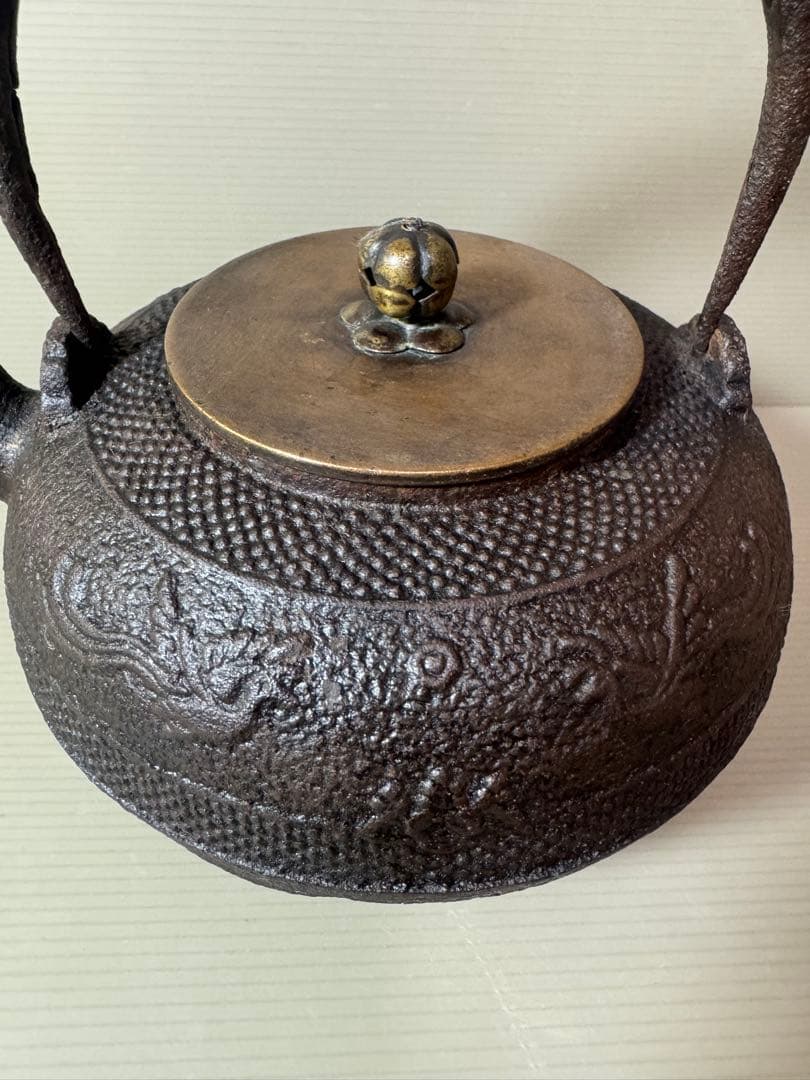 2853 茶道具　龍文堂　鉄瓶