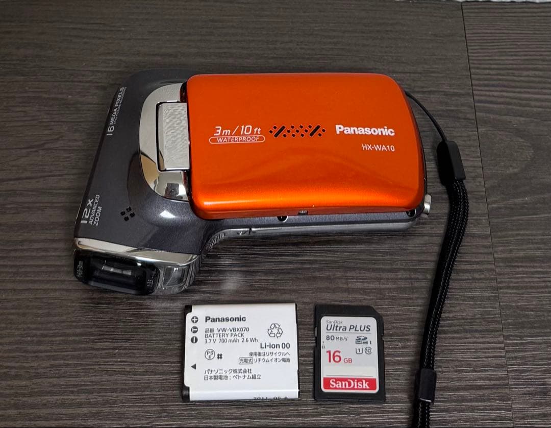 Panasonic HX-WA10 ビデオカメラ 防水 美品