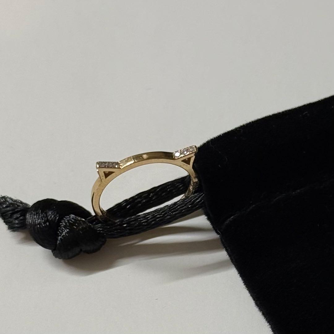 AHKAH キトゥンリング　ピンキーリング　１号　アーカー