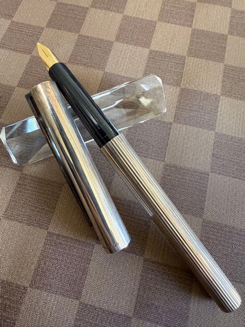 デューポン万年筆スターリングシルバー